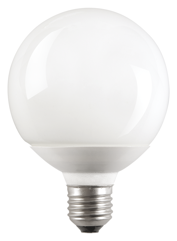 Лампа энергосберегающая шар КЭЛ-G Е27 20Вт 2700К ИЭК